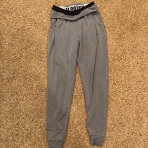 Gray Nike joggers